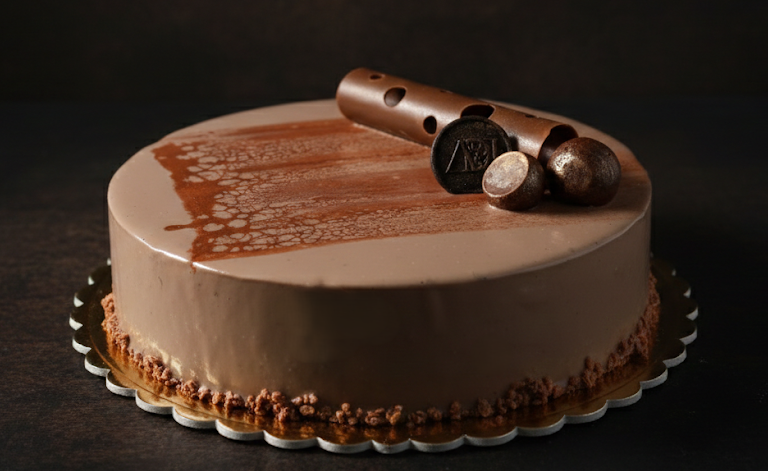 עוגת ויטרינה פרלינה - גליל